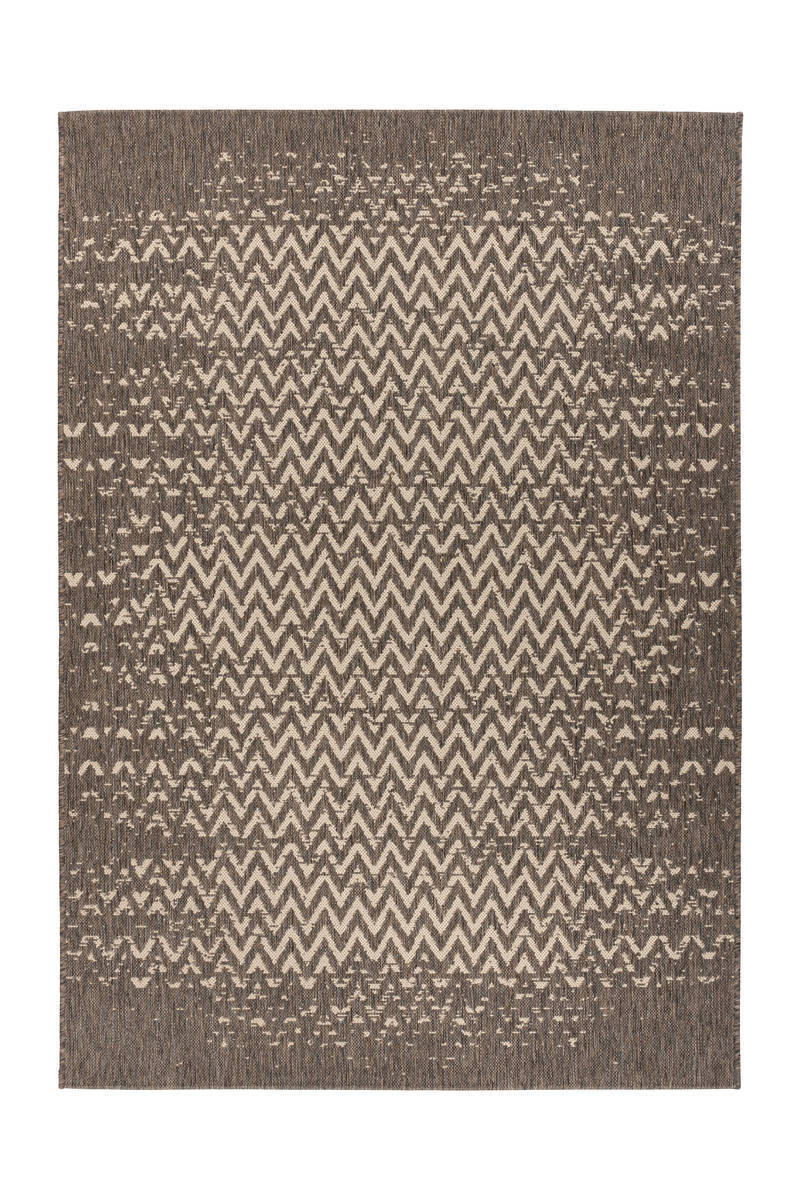 Outdoor-Kurzflorteppich SPLASH 600 - braun-creme - 80x150 cm