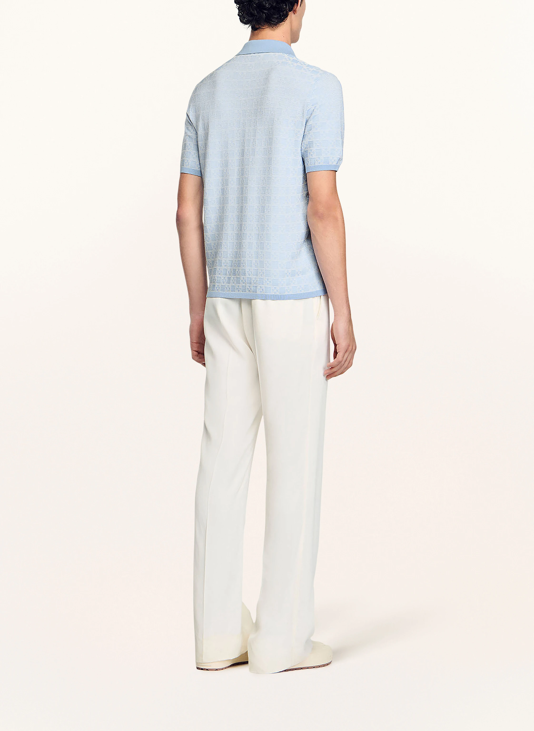 SANDRO Strick-Poloshirt