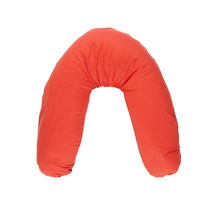 Housse de coussin d'allaitement - Rouge - Doré