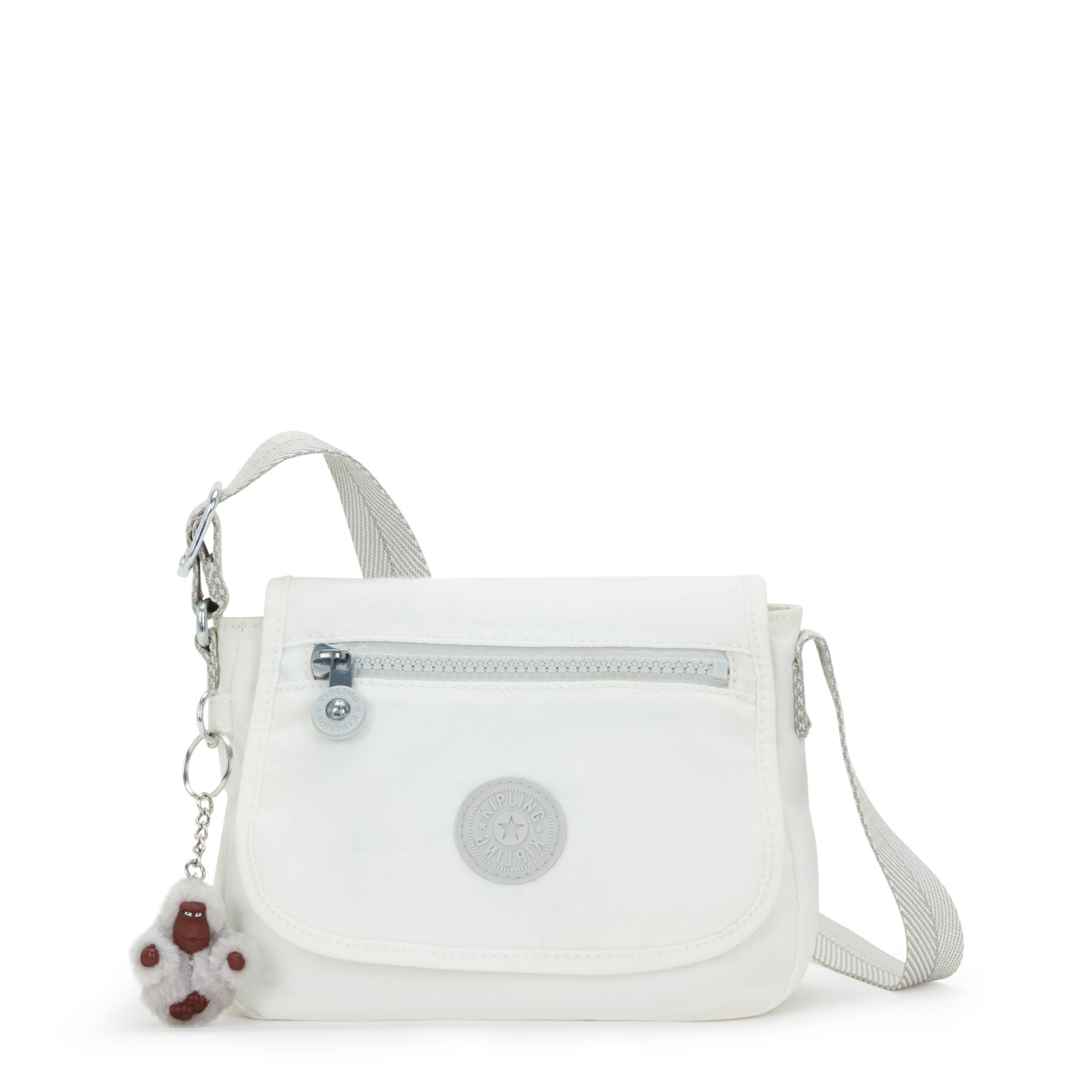 SABIAN U Petit Sac à Bandoulière avec Bretelle Ajustable - Vivid White