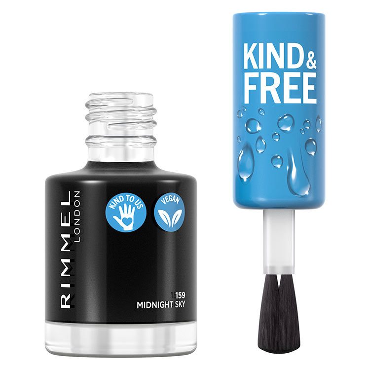 Rimmel London Kind & Free Nail Polish Lacquer 159 Midnight Sky 8ml