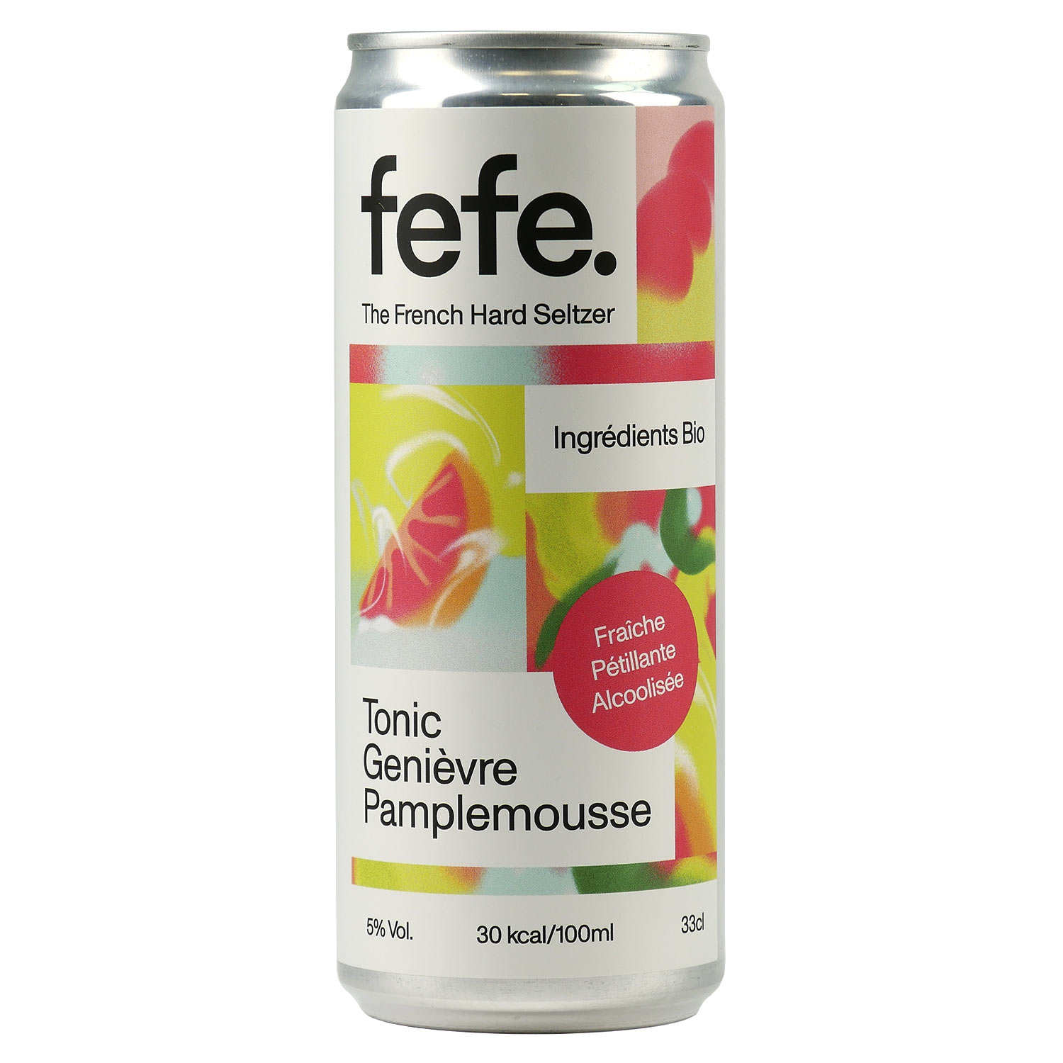 Hard Seltzer Fefe au Genièvre et Pamplemousse - Produit en France