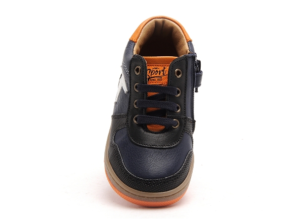 Gbb boots bottine enfant rosko bleu