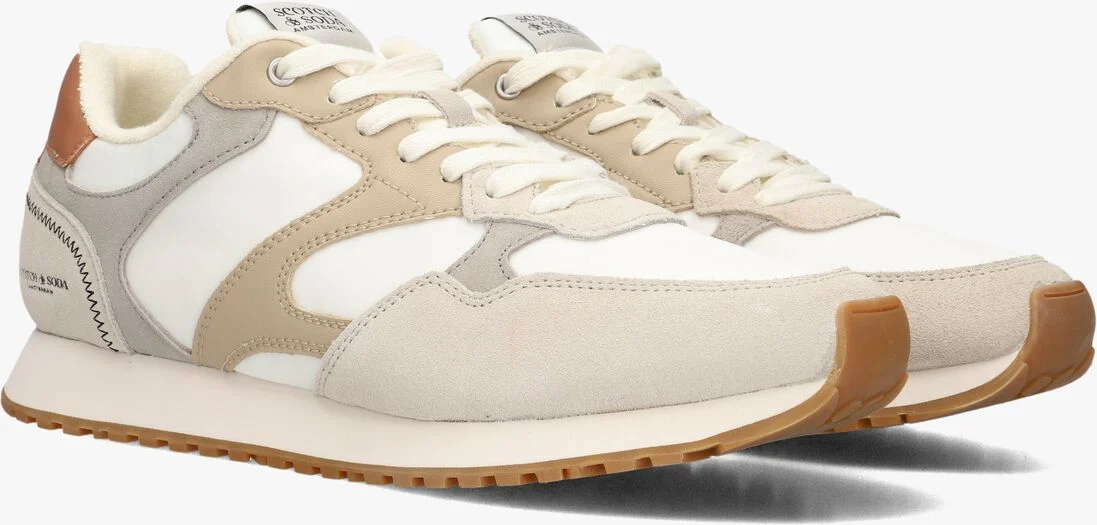 SCOTCH & SODA beige scotch & soda lage sneakers cleave 1a