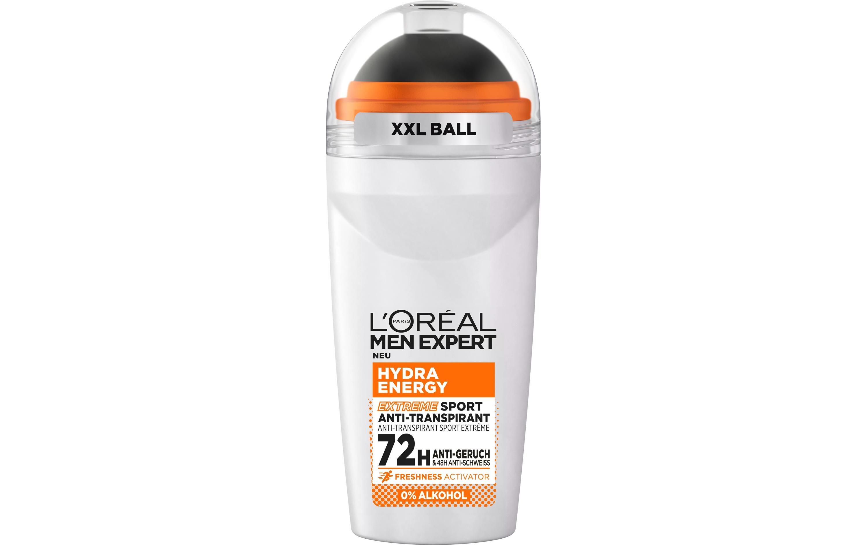 Deo Roll-on Hydra Energy Extreme Sport 50 mlDeo sorgt für 72 h Anti-Geruch und 48 h Anti-Schweiss-Wirkung