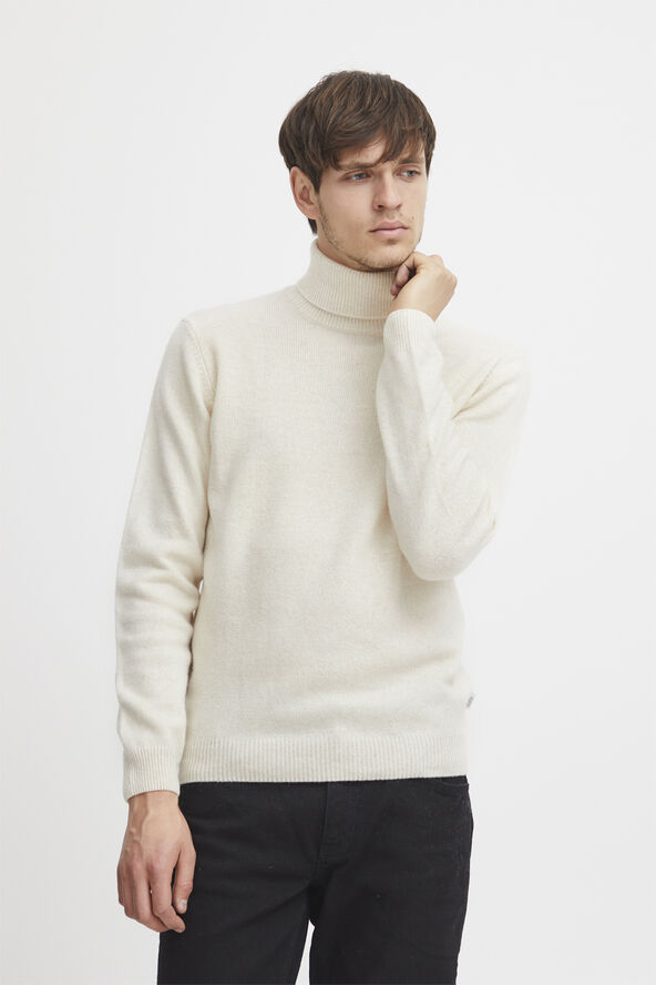 Casual Friday CFKARL roll neck bounty knit Light sand melange