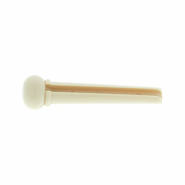 Harley Benton Bridge Pin Set Ivory mit Punkt