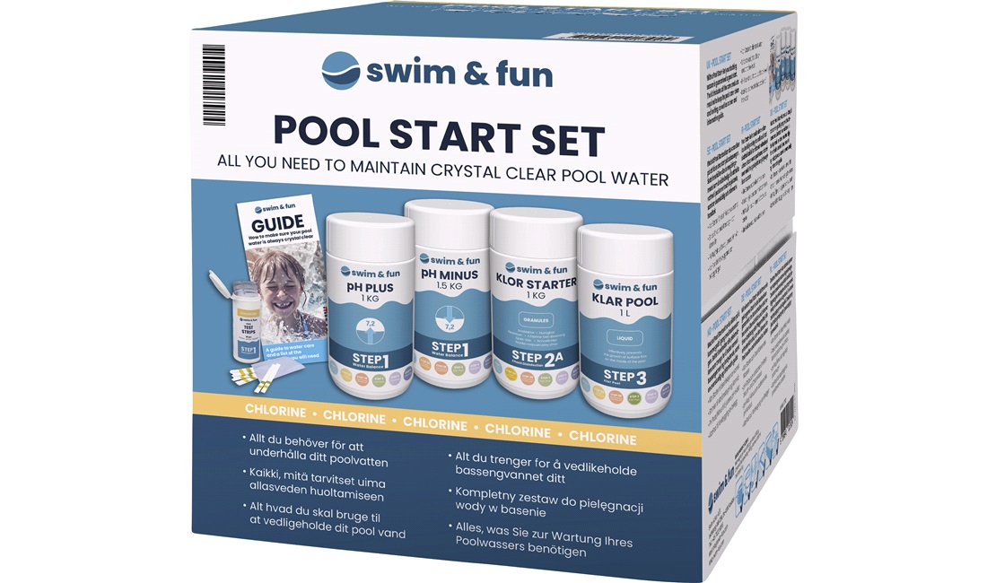 Pool Start Sæt 5 dele af plejemidler