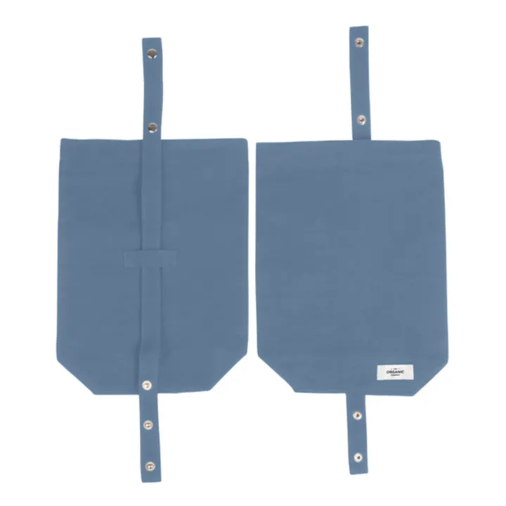 The Organic Company Lunch bag en coton bio | Bleu gris