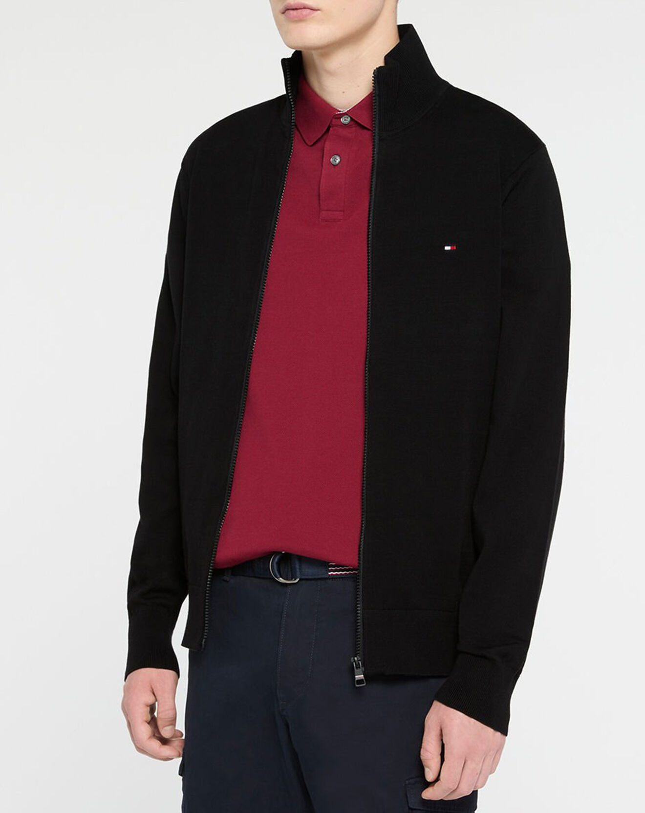 Tommy Hilfiger Gilet zippé 1985 Through noir