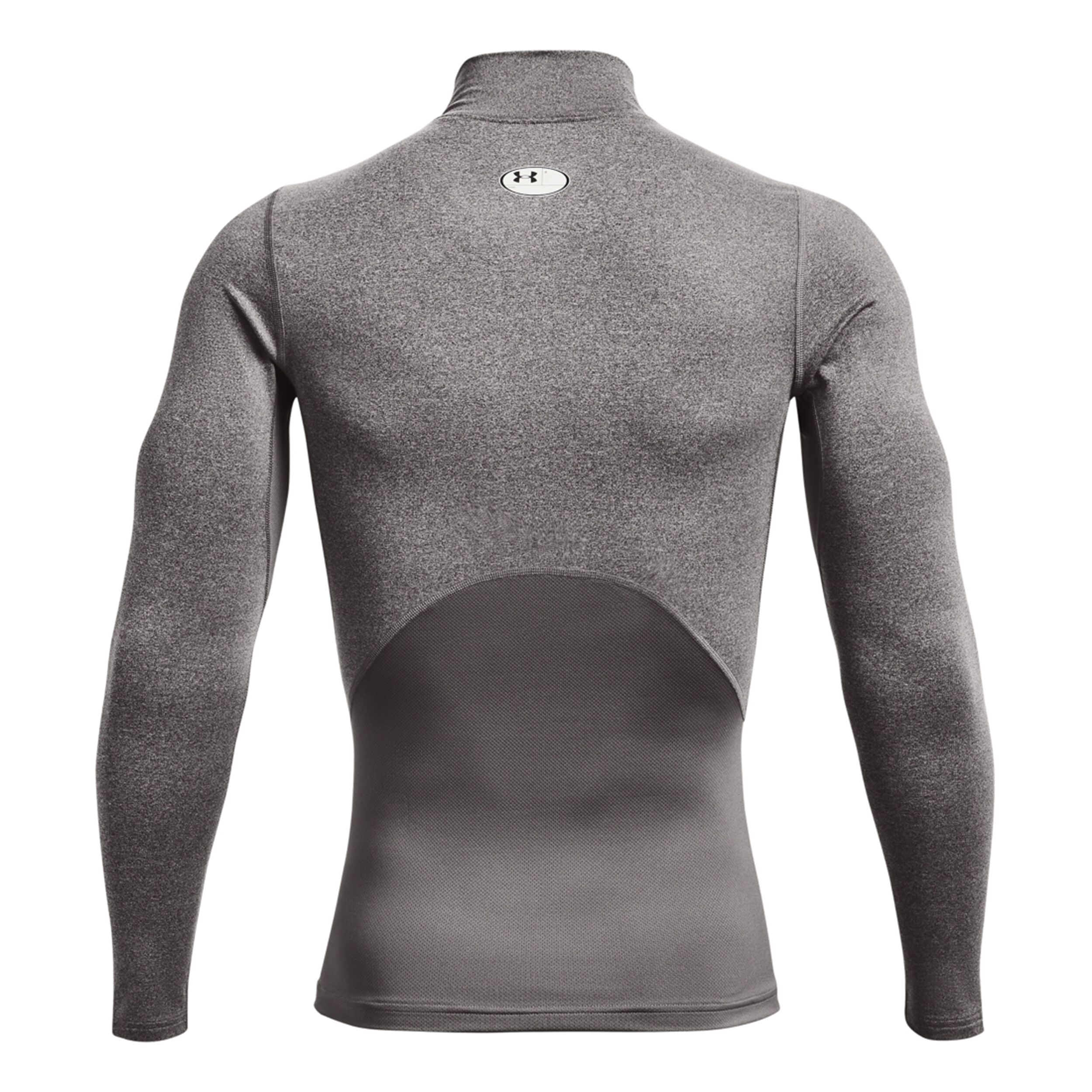 Under Armour Coldgear Comp Mock Haut Manches Longues Hommes - Gris