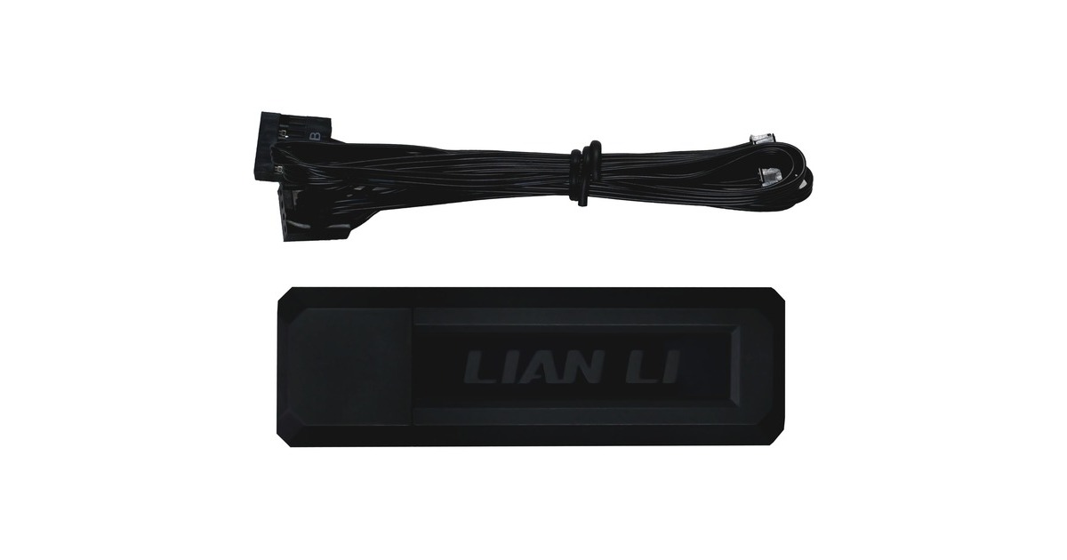 Lian LiUNI FAN TL 120 LCD Wireless RGB case fans  (Zwart, 3 stuks, 120 x 124 x 28 mm, PWM, 1x 9-pin USB, incl. controller)