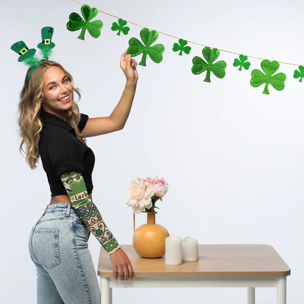 St. Patrick'S Day Slinger Groen Klavertje Vier 3m