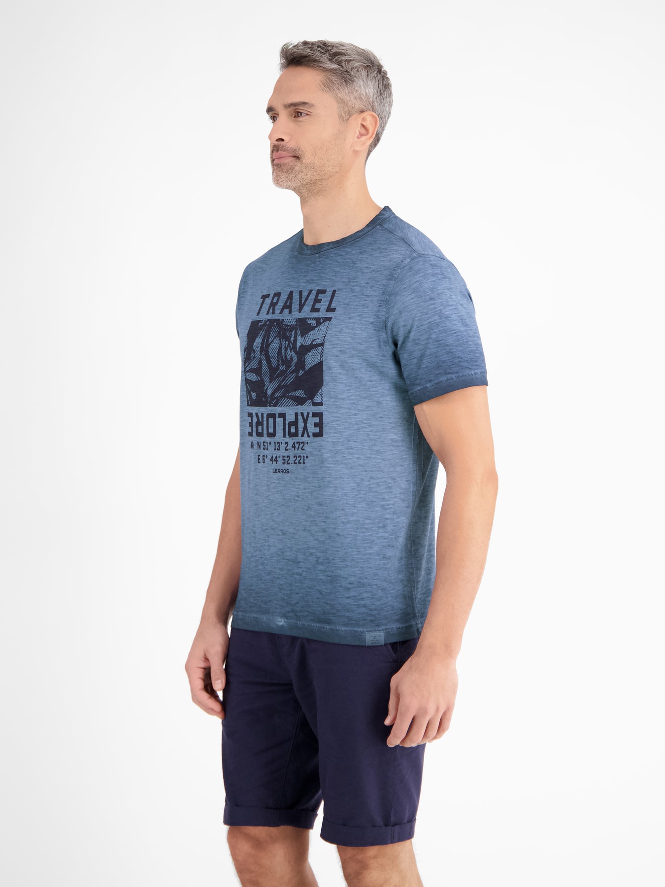 Modisches Herren T-Shirt mit Brustprint