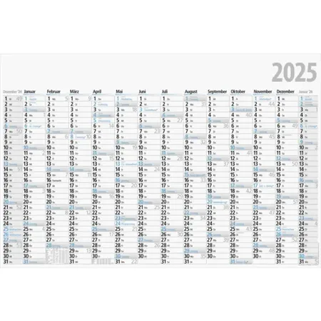 rido/idé Plakatkalender '25 | 1020×680 mm, gefalzt