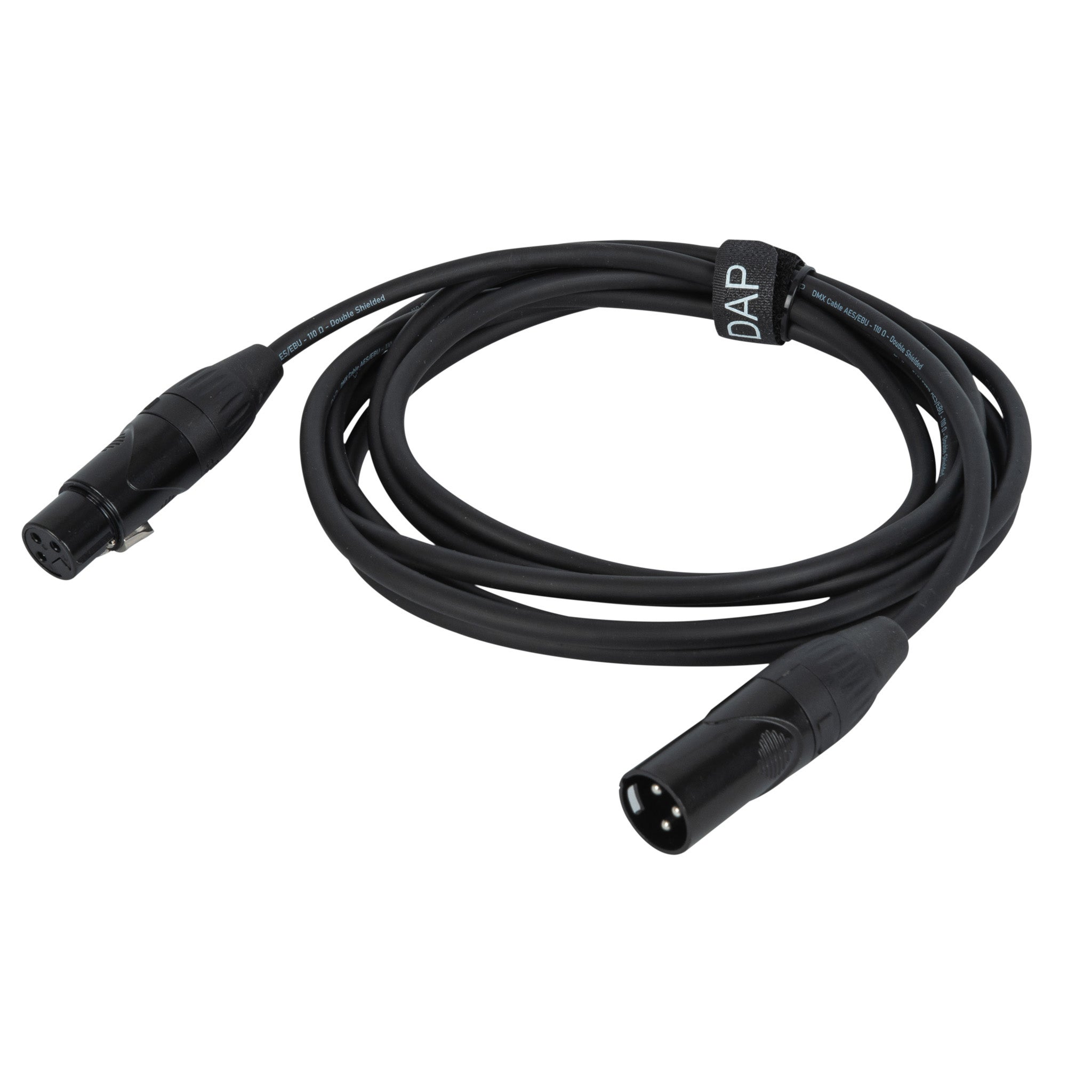 DAP FLX09 DMX-kabel XLR 3-pins M-F 1.5 meter