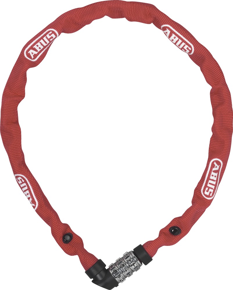 Abus kædelås med kode web 1200 60 cm rød