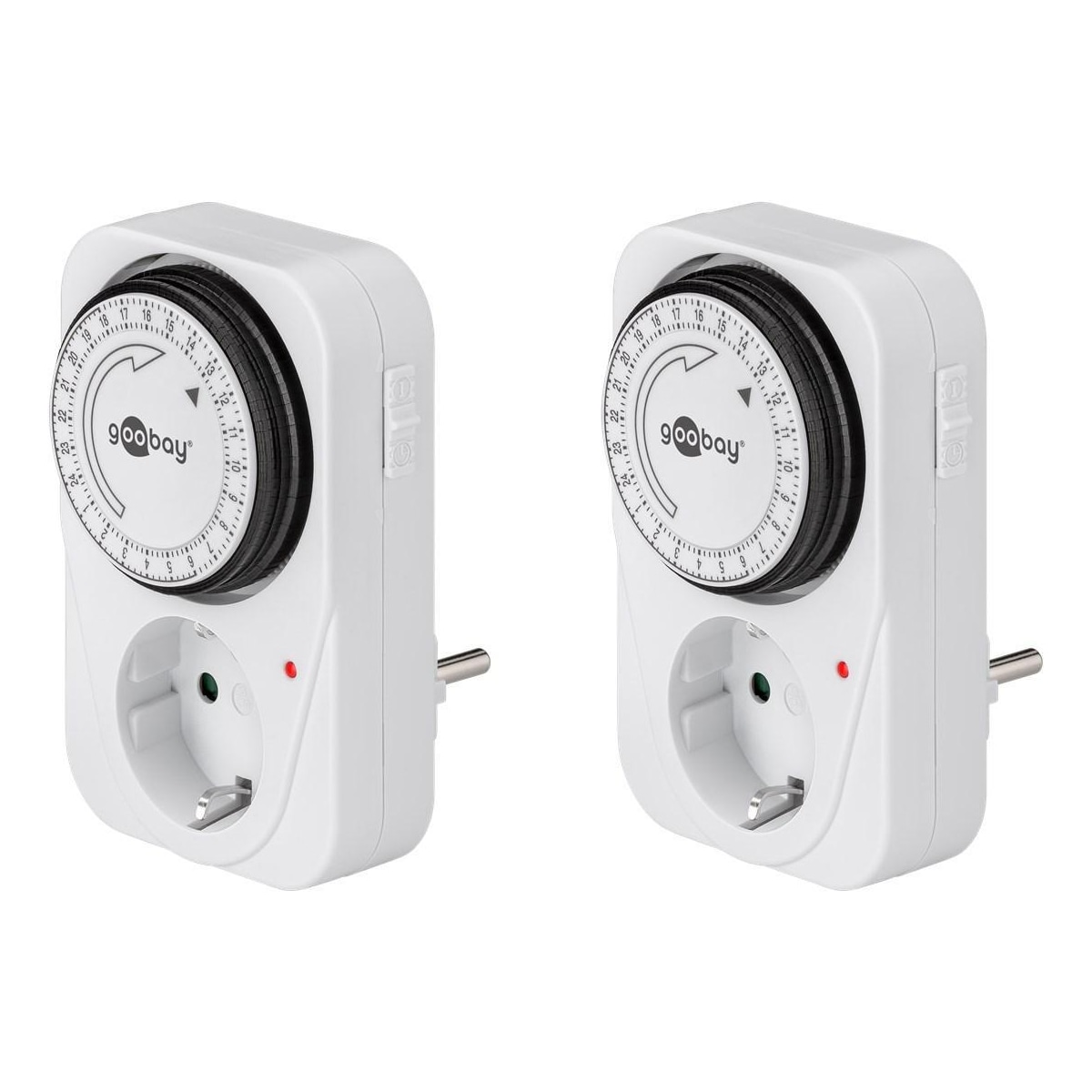 Goobay 2 stk  Mekanisk timer