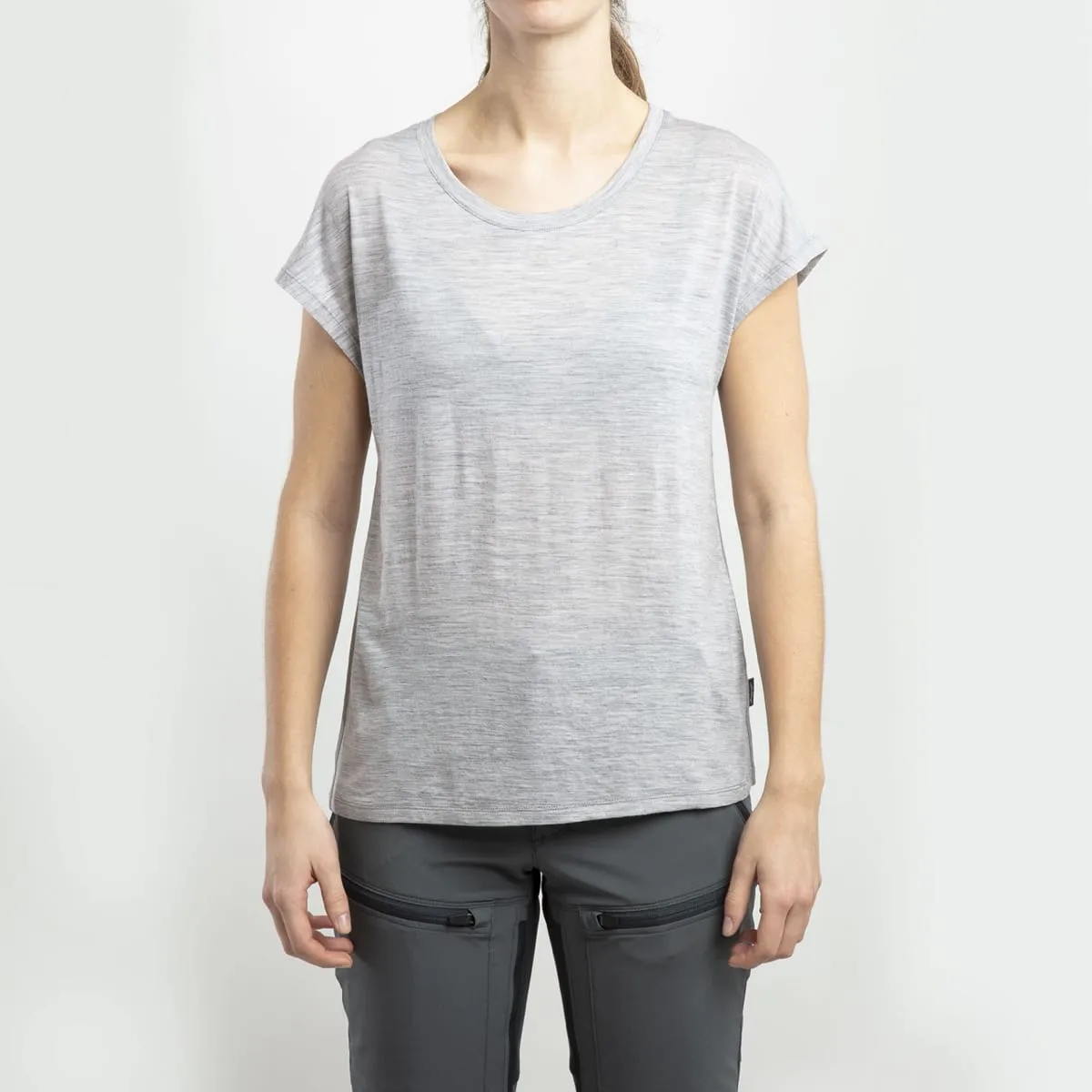 Lundhags Women's Gimmer Merino Light Top Light Grey