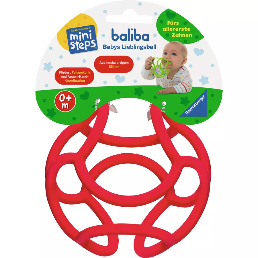 Ravensburger ministeps® baliba - Babys Lieblingsball, rot