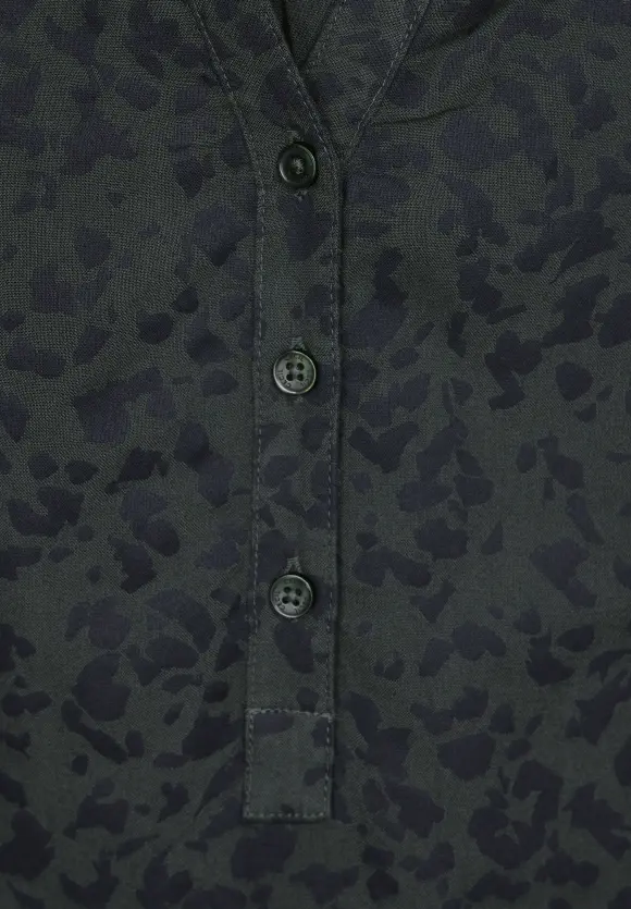 Minimalprint Bluse - strong khaki