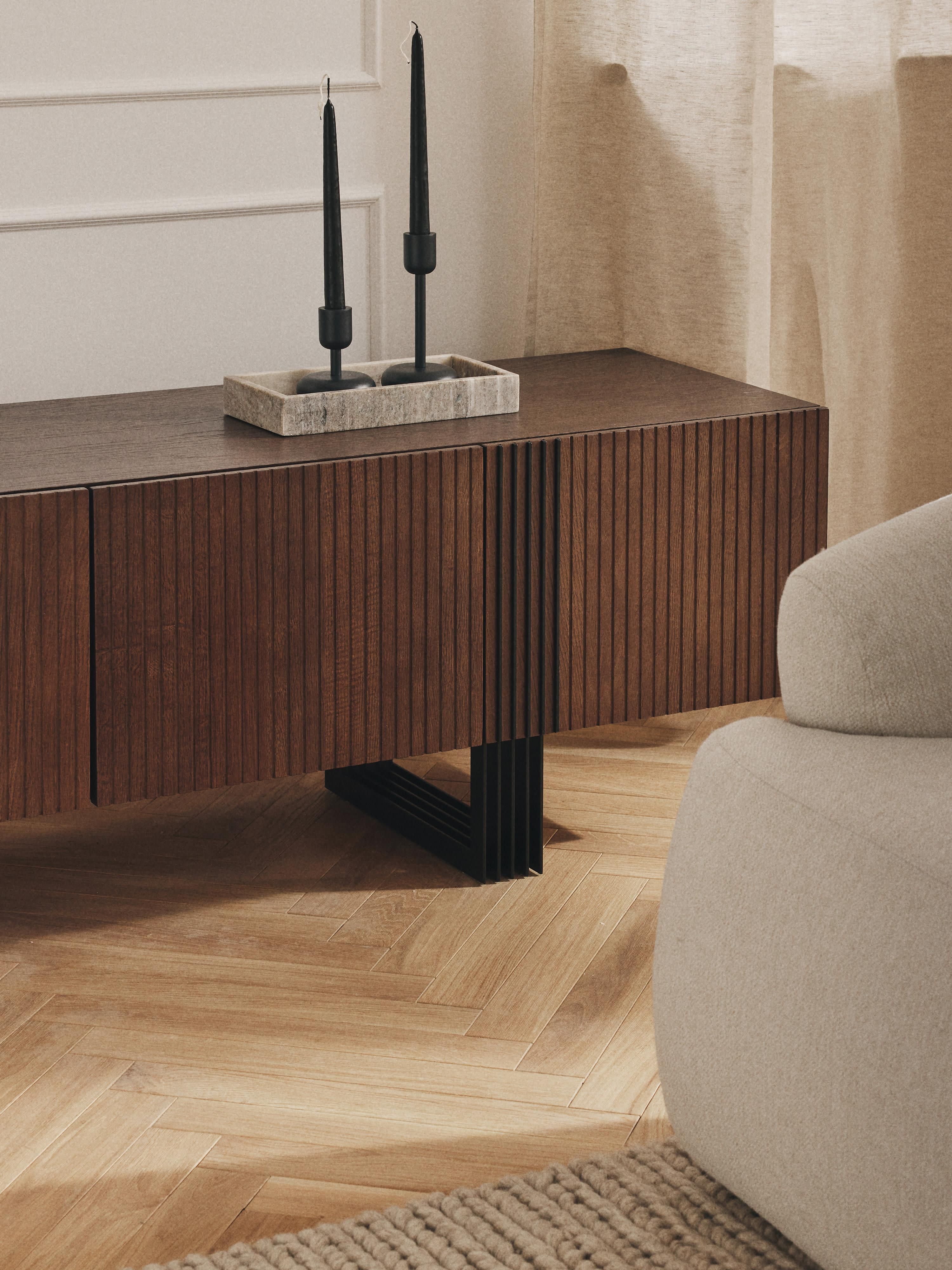 Houten tv-meubel Ross