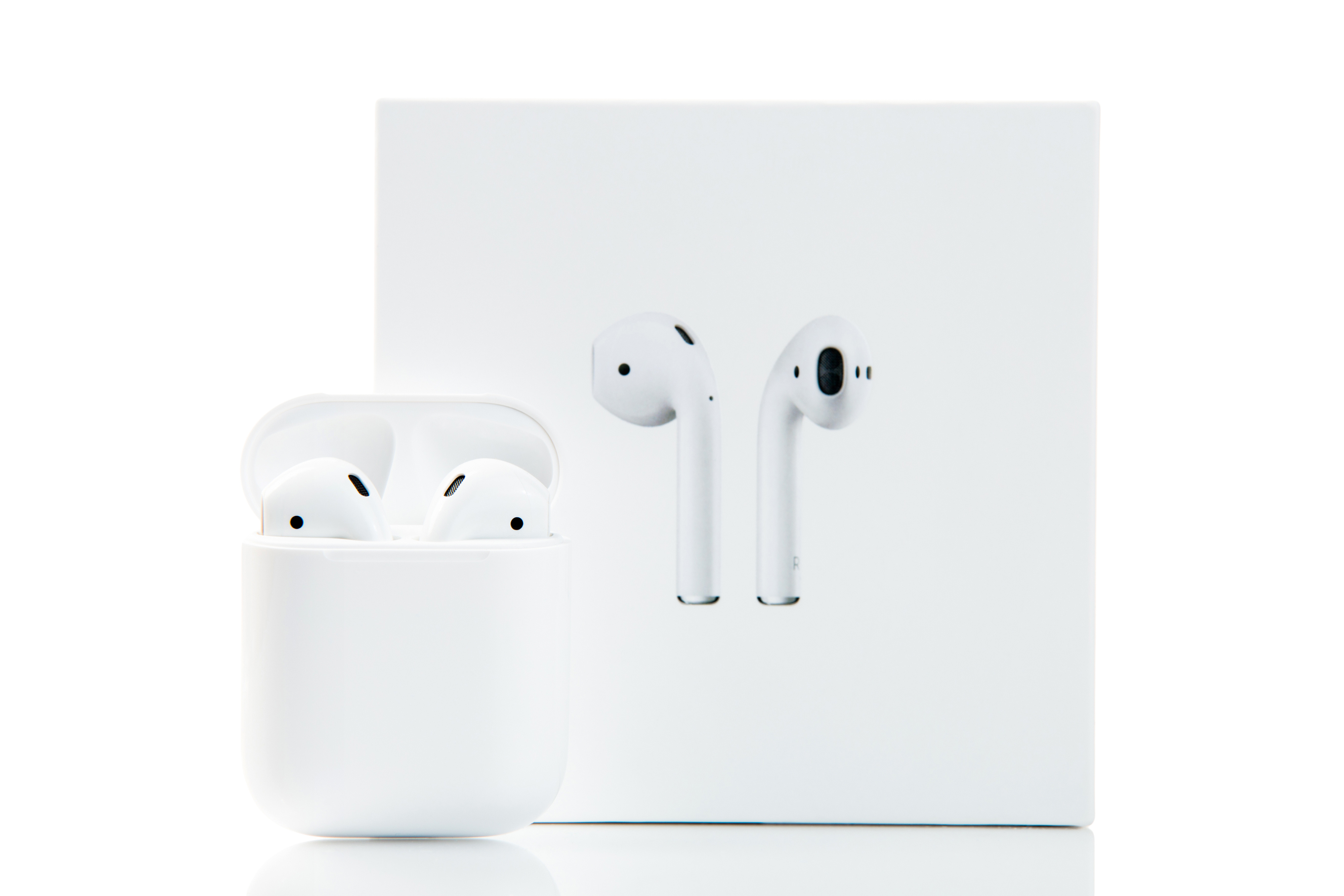 AirPods 2nd Gen. Stereo Bluetooth Kopfhörer Headset (MV7N2ZM/A) - Weiss
