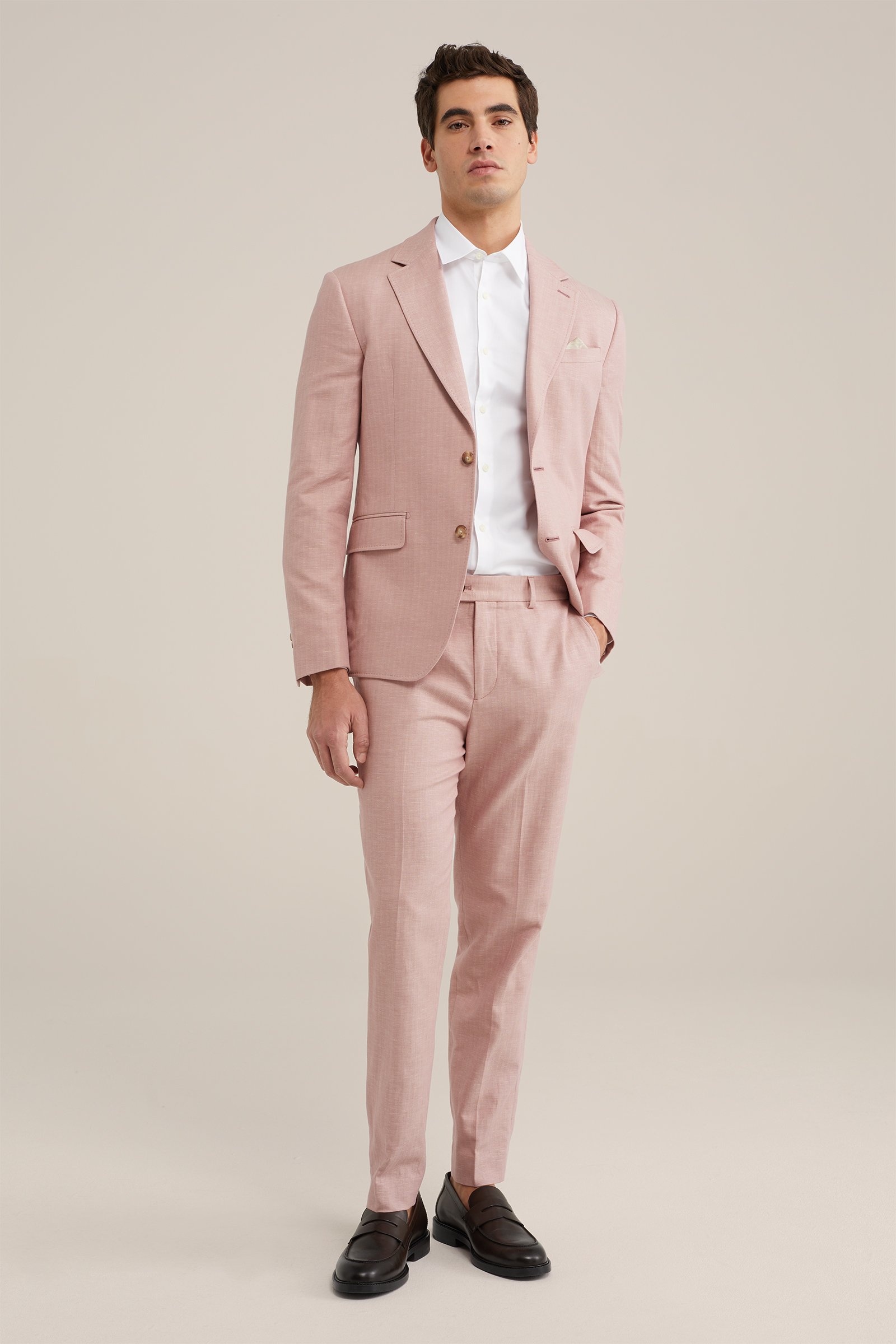 premium linnenmix pantalon Van Gils Oudroze