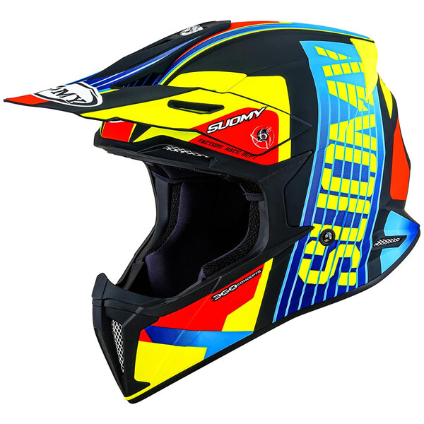 Suomy - Casque X-Wing Amped Noir / Jaune / Bleu / Rouge