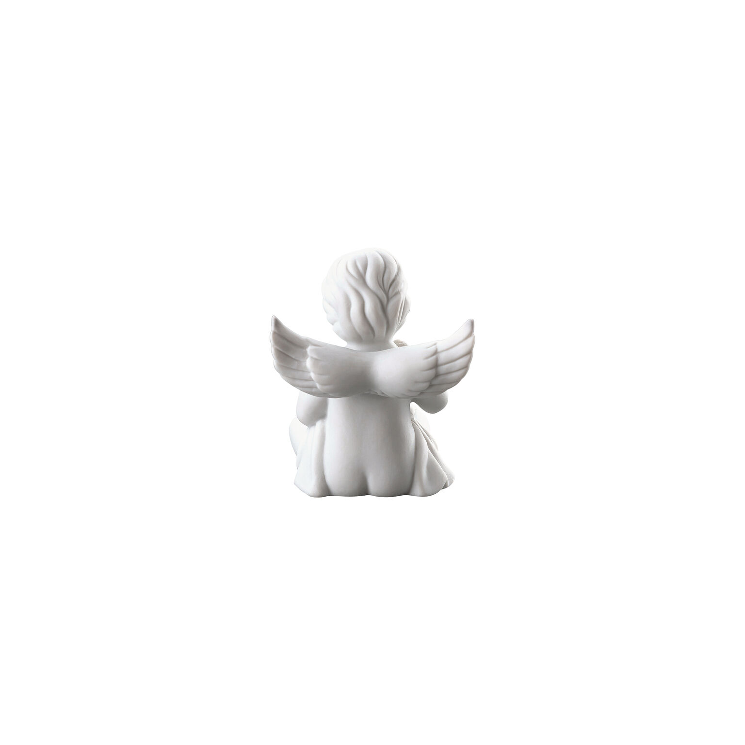 Angels Weiss matt Engel mit Schriftrolle