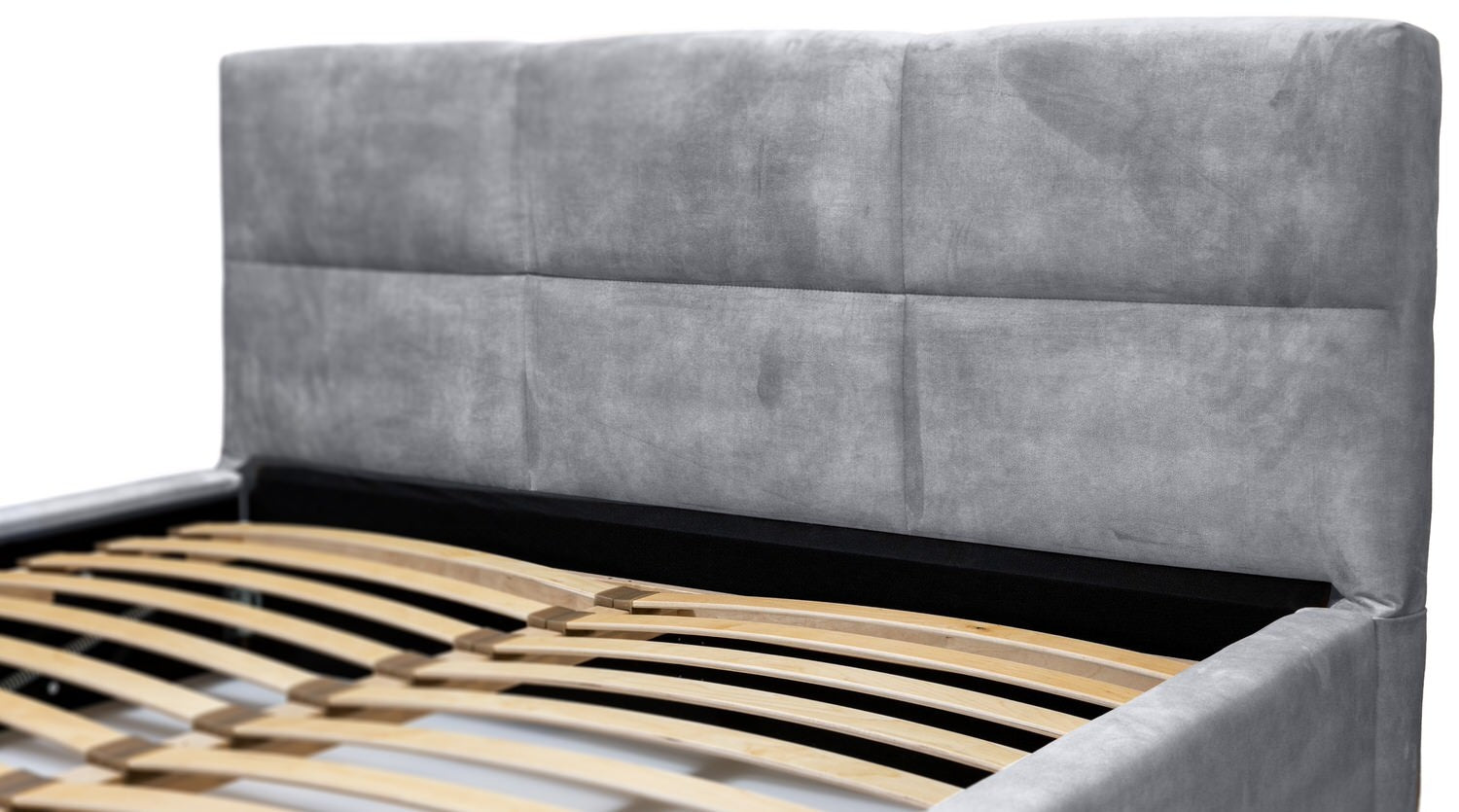 Trae Mobler Porto 180 x 200 cm Gestoffeerd Bed Asgrijs