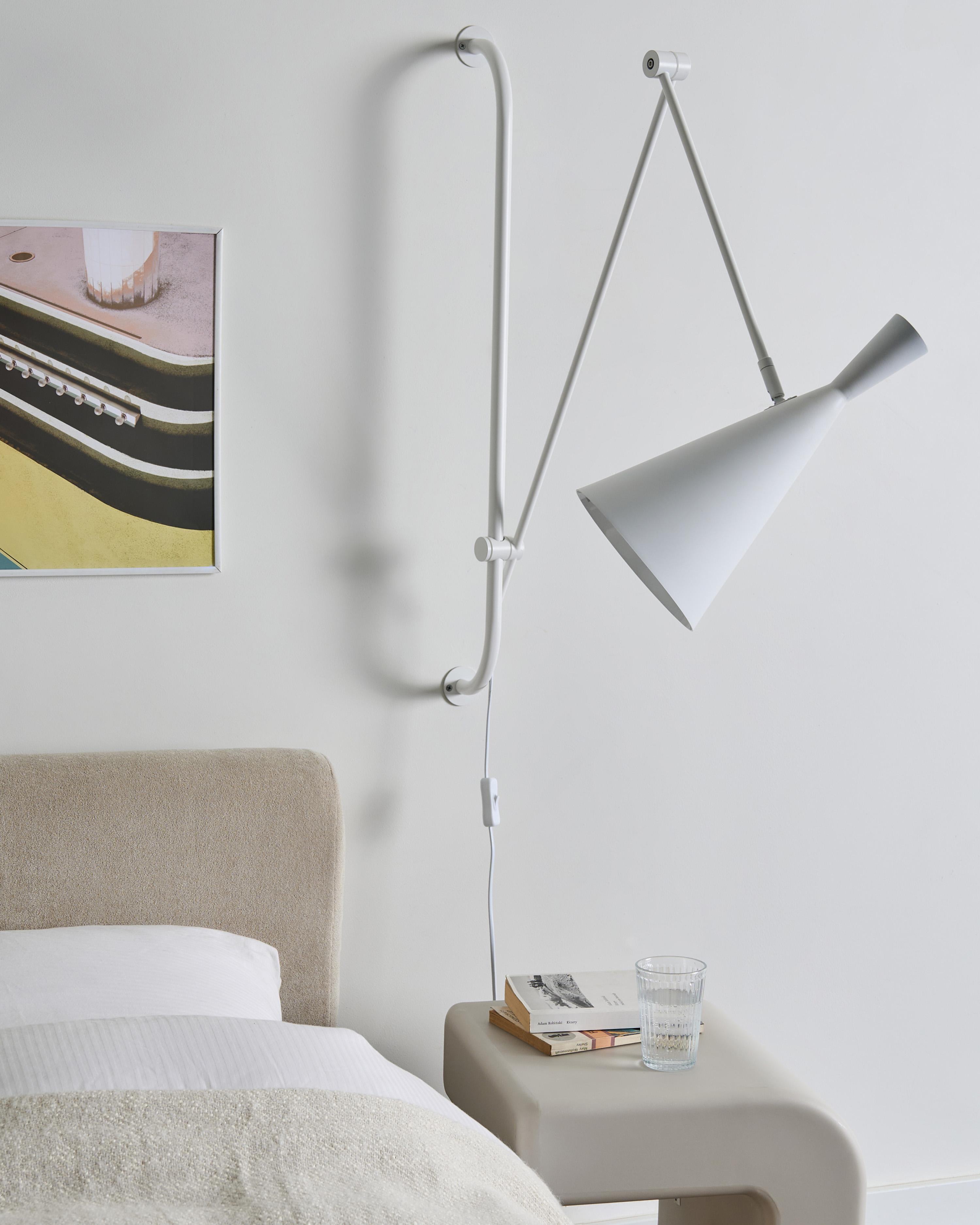 Wandlamp MARISA verstelbaar Metaal Wit