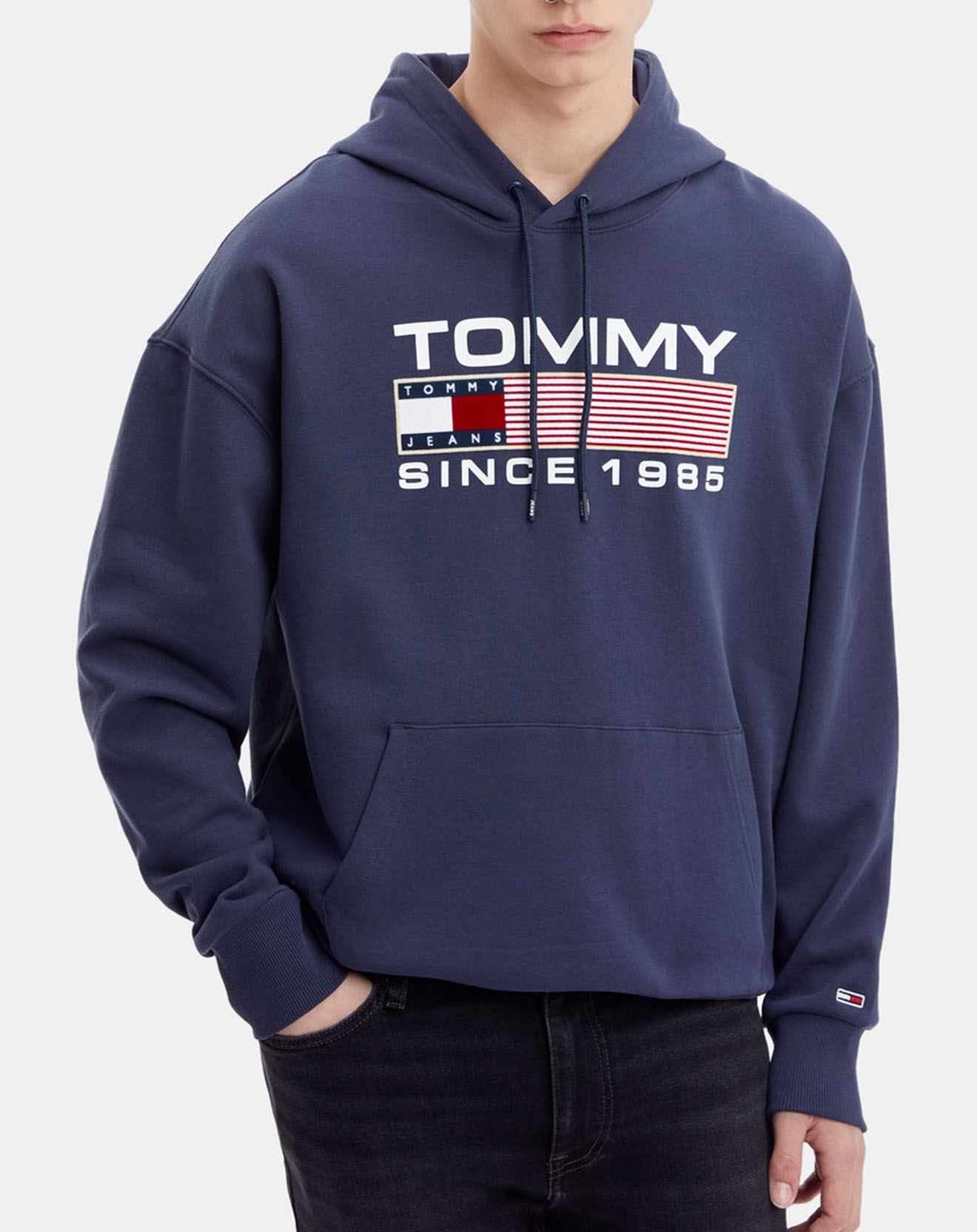 Tommy Jeans Sweat tjm reg athletic logo bleu marine