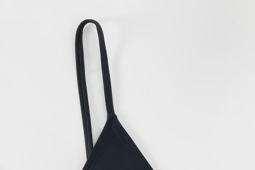 Serendo - Set: Bikinitop met patroonrand + broekje