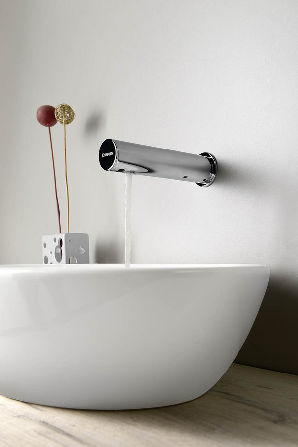 Sapho wandkraan 6V DC chroom
