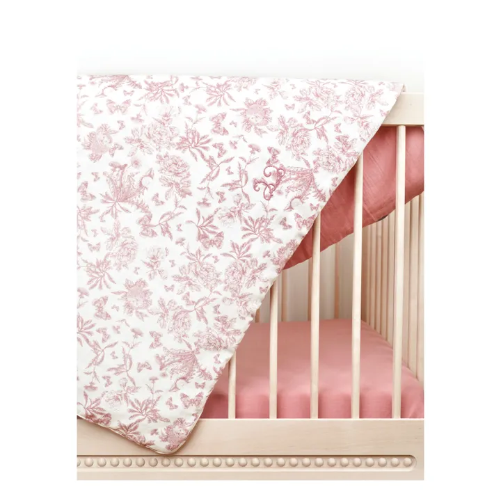 Tartine et Chocolat Couverture Toile de Jouy | Rose pêche
