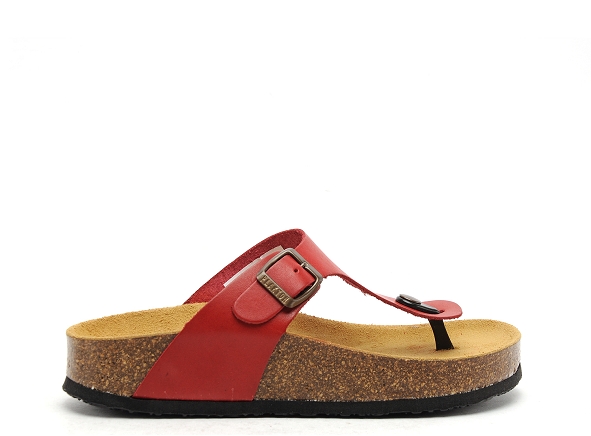 Plakton mules et sabots plats femme cp bolero rouge