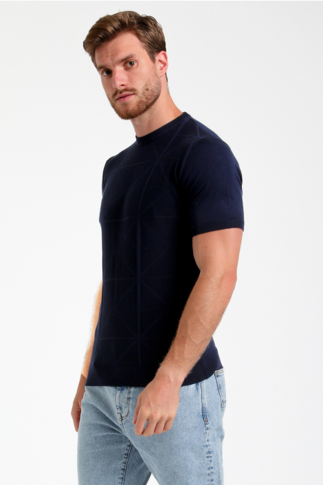 Gabbiano blauwe heren t-shirt