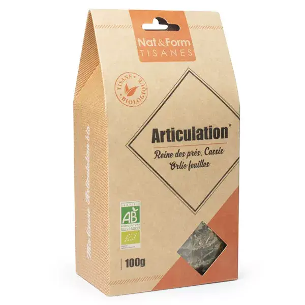 Chá de ervas orgânico para articulações Nat & Form 100g
