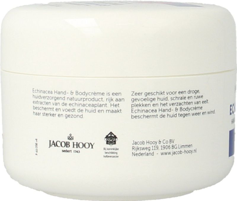Jacob Hooy - Echinacea - Hand & Body Crème - Natuurlijk - 200ml
