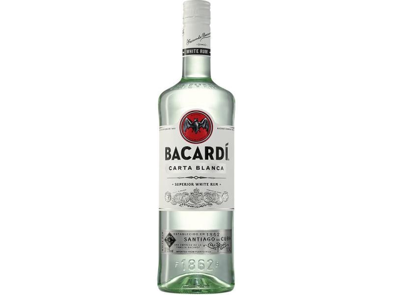 Bacardi Rum Carta Blanca 1.5 l Milde und trockene Spirituosen Spezialität
