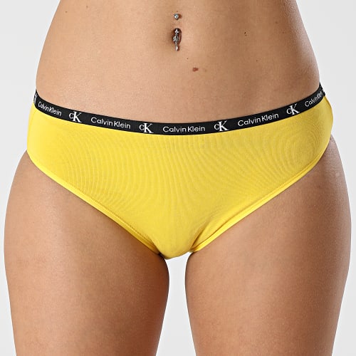 Lot De 2 Culottes Femme QD3991E Noir Jaune
