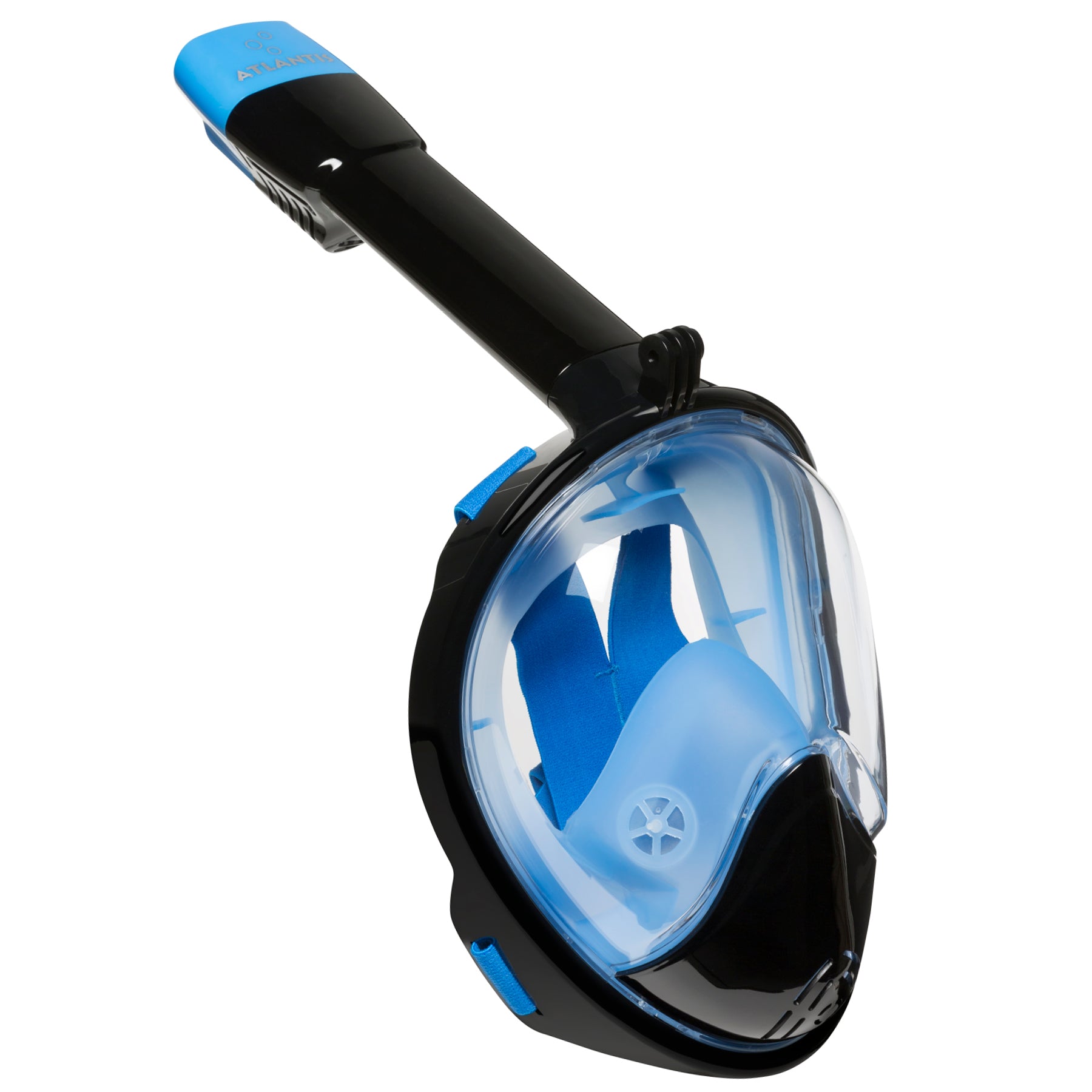 Atlantis 2.0 Zwart S/M Volwassenen Snorkelmasker - Blue