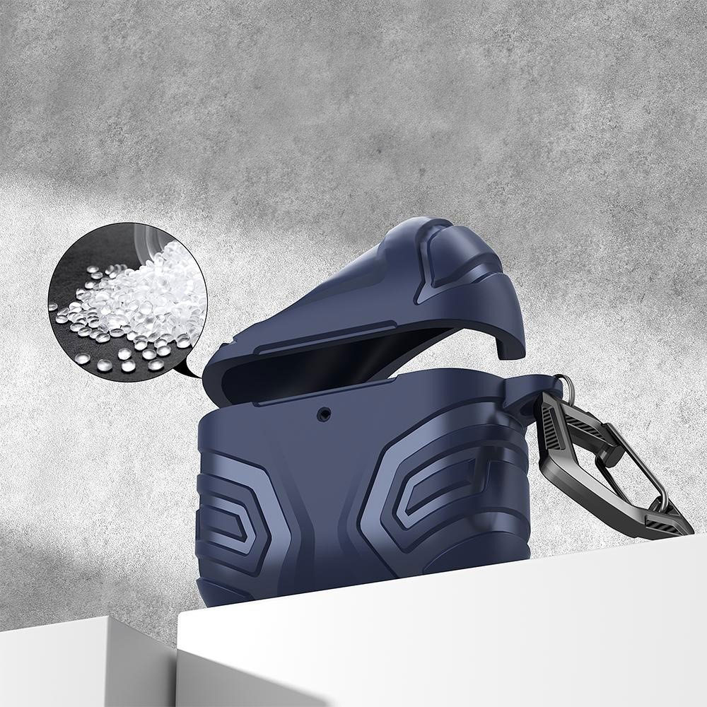 AirPods 4 Outdoor Gummi Schutzhülle mit Karabinerhaken - Grün