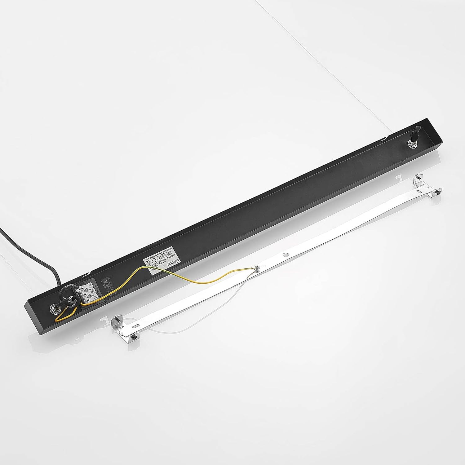 Lindby Pendelleuchte Kirista (Retro, Vintage Antik) in Schwarz aus Metall (4 flammig E27) - Deckenlampe Esstischlampe Hängelampe Hängeleuchte Wohnzimmerleuchte