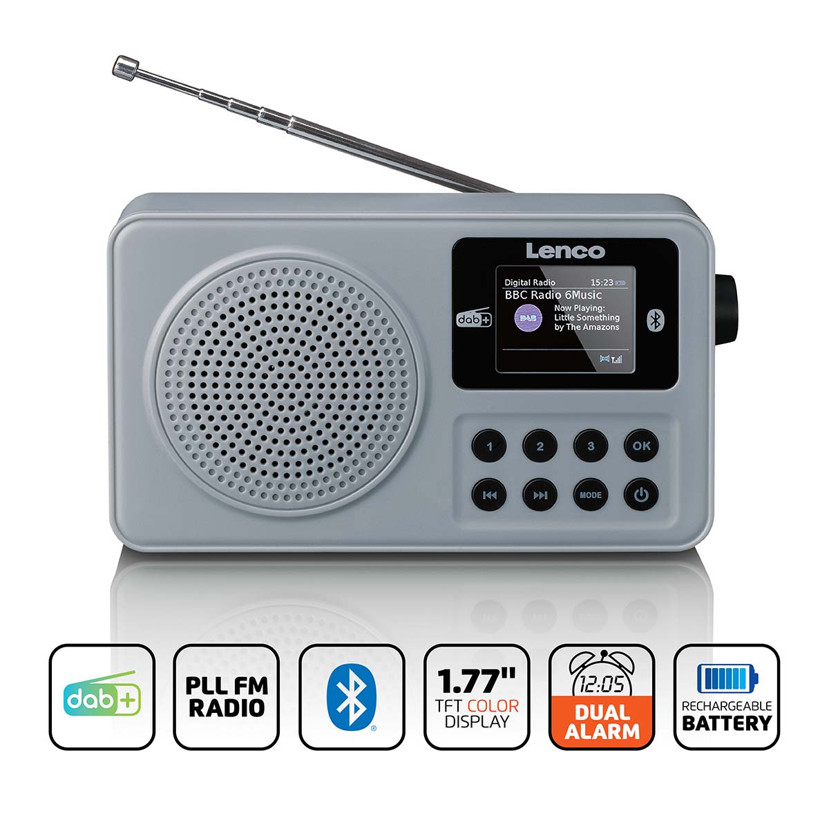 Lenco PDR-034GY DAB+ radio