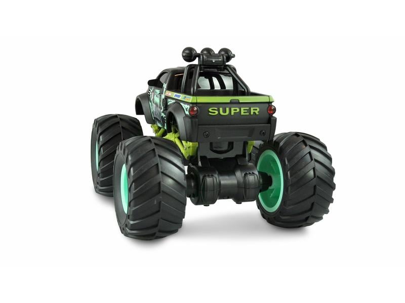 Amewi Monster Truck Big Buster Grün, RTR, 1:18 Ferngesteuerter Monstertruck