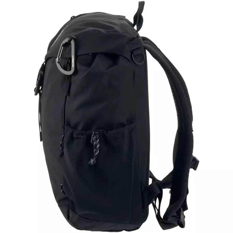 LÄSSIG Wickelrucksack Outdoor Backpack black
