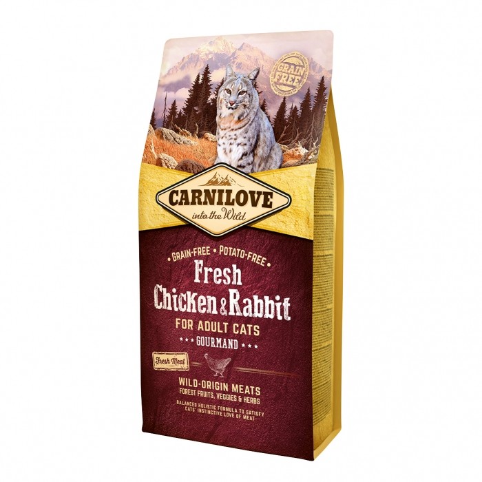 CARNILOVE Fresh Adulte gourmand Poulet & Lapin