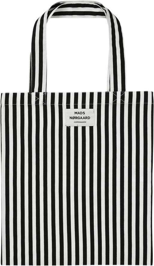 Mads Nørgaard - Copenhagen Sacky Atoma Bag Sort og hvid med striber